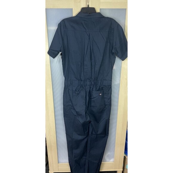 Dickies Short Sleeve Coveralls Jumpsuit Women’s Size Medium Black NWT Overalls - Picture 6 of 7